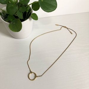 Madewell Adjustable Circle Necklace